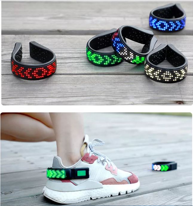 kengän valo syttyy - LED-näyttö