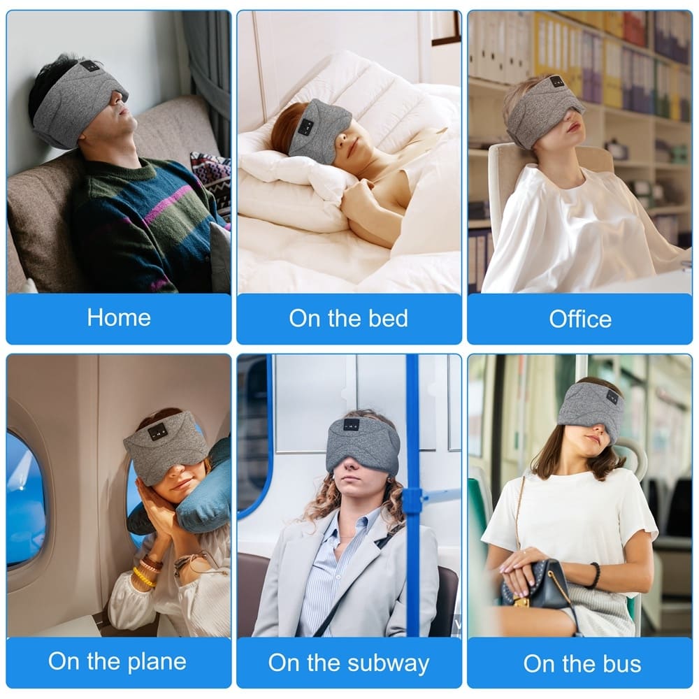 nukkumismaski kaiuttimilla mobiiliälypuhelimen unimaskeille
