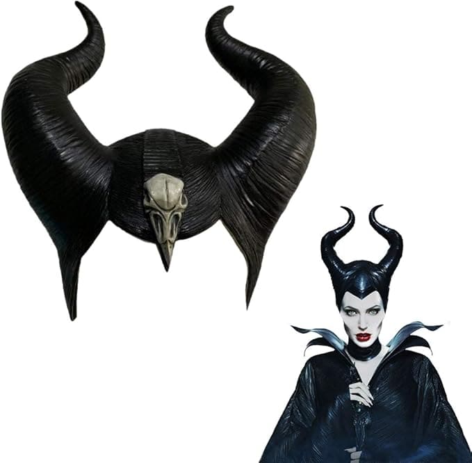 Maleficent Halloween-naamio pojille (lapsille) tai aikuisille