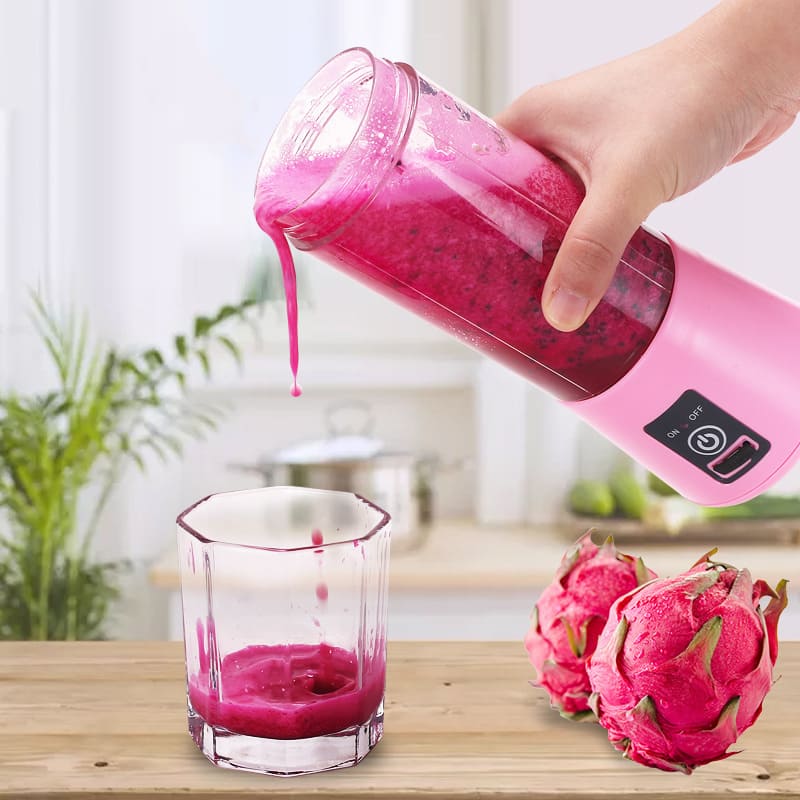 Smoothie-matkasekoitin pinkki naisille